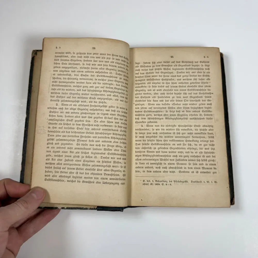 Christian Faith by F Schleiermacher 1842 Antique Book Ger Lng